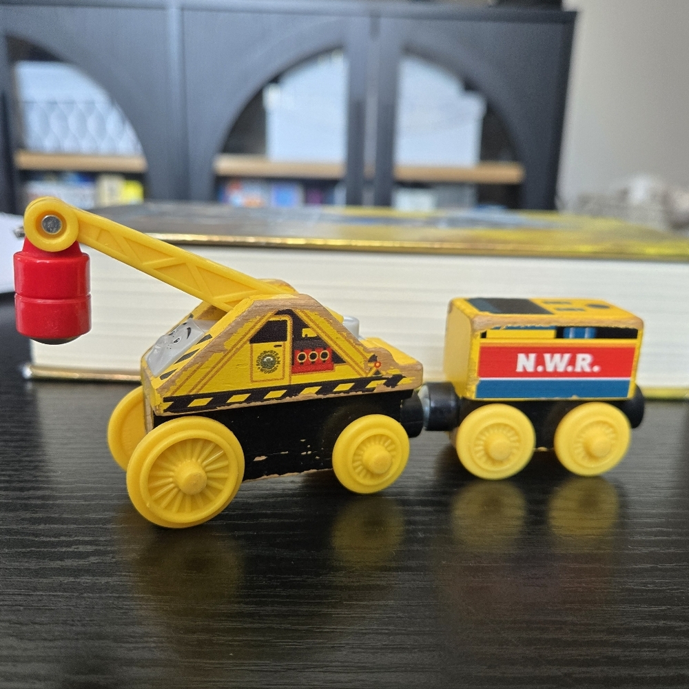 Kevin The Crane - Thomas & Friends Wooden Railway Train Tank Engine & Tender